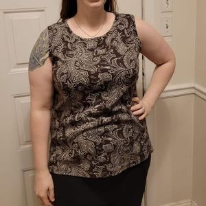 Lands’end XL Sleeveless Dress Top